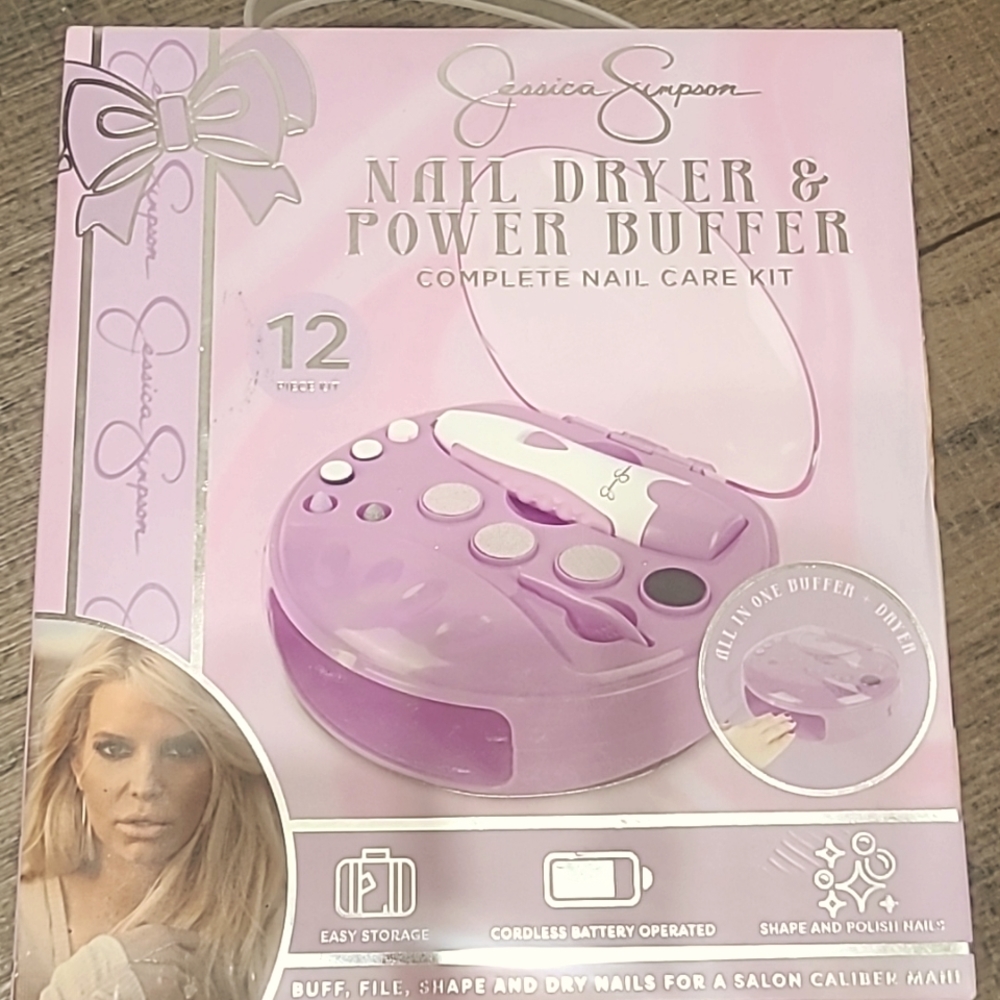 Nail Dryer & Power Buffer, Complete Nail care kit, by Jessica Simpson
